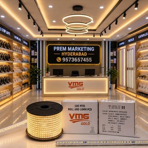 100 MTR ROLL AND 10MM PCB VMG GOLD